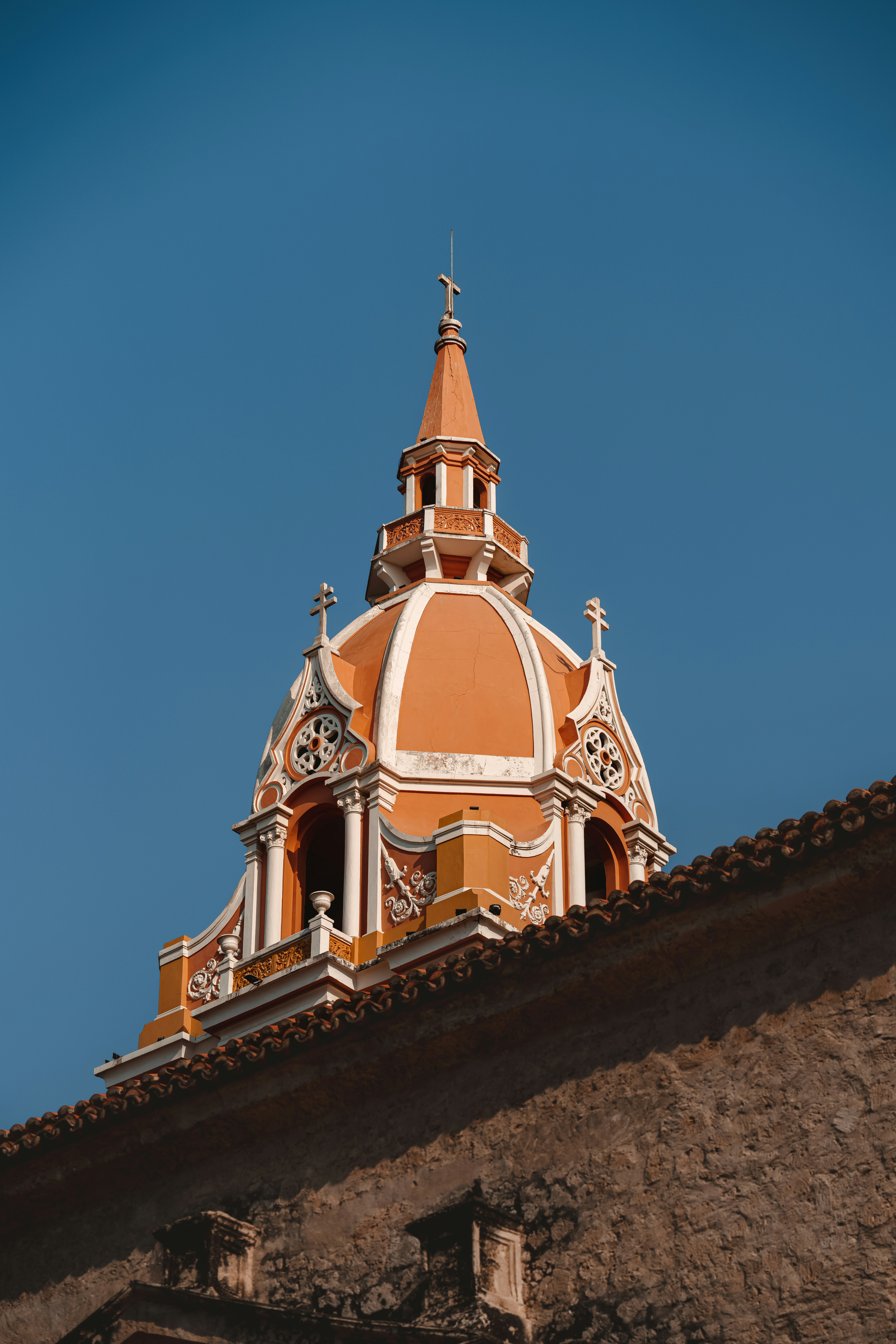 Cartagena de Indias waterfront and Caribbean coastline